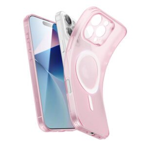 Coque transparente Zero HaloLock ESR pour iPhone 16 Pro Max - Rose