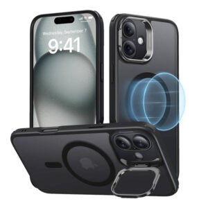 Coque ESR Classic Hybrid HaloLock avec support pour iPhone 16 - Noir