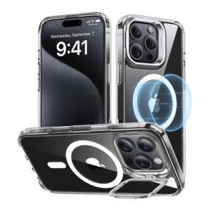 Coque ESR Classic Hybrid (HaloLock) avec support pour iPhone 16 Pro - Transparente