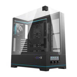 Boîtier pour ordinateur avec ventilateur - Darkflash DY450 PRO - Noir