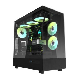 Boîtier d'ordinateur Darkflash DPX90 - Noir