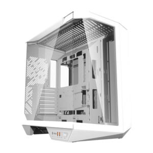 Boîtier d'ordinateur Darkflash DY470 - Sans ventilateurs - Blanc