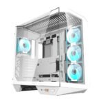 Boîtier d'ordinateur Darkflash DY470 avec 4 ventilateurs - Blanc