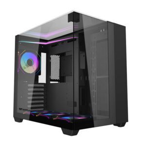 Boîtier d'ordinateur Darkflash TH285 - 4 ventilateurs - Noir