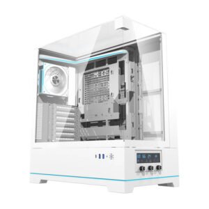 Boîtier PC avec ventilateur Darkflash DY450 PRO - Blanc