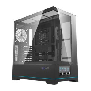 Boîtier d'ordinateur Darkflash DY451 sans ventilateurs - Noir