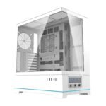 Boîtier d'ordinateur Darkflash DY451 - Sans Ventilateurs - Blanc