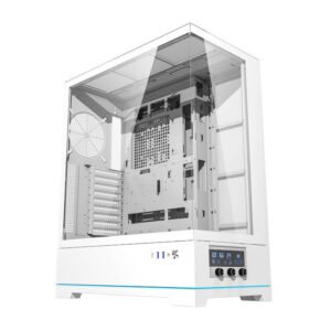 Boîtier d'ordinateur Darkflash DY451L - Sans Ventilateurs - Blanc