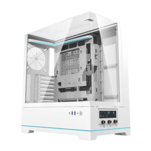 Boîtier PC Darkflash DY450 sans ventilateurs - Blanc