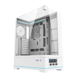 Boîtier d'ordinateur Darkflash DY450L sans ventilateurs - Blanc