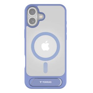 Coque Torras Série Pstand pour iPhone 16 - Bleu