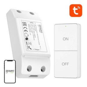Interrupteur Intelligent WiFi Gosund SW20 10A avec Télécommande - Compatible Tuya