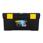 Caisse à outils en plastique - Deli Tools EDL432417 - 15'' - Jaune