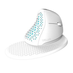 Souris verticale sans fil Delux M618XSD