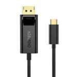 Câble USB-C vers DisplayPort Choetech XCP-1801BK - Unidirectionnel 4K 1.8m - Noir
