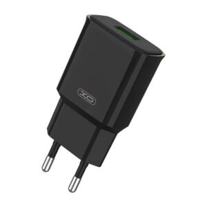 Chargeur mural XO L92D - 1x USB, 18W, QC 3.0 - Noir