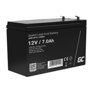 Batterie rechargeable AGM 12V 7Ah sans maintenance pour UPS Alarme