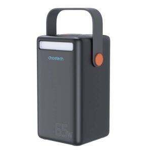 Mini Station d'Énergie - Choetech B664, Powerbank 50000mAh 65W - Noir