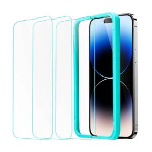 Protection en verre trempé ESR pour iPhone 14 Pro - Transparent