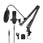 Microphone à condensateur Puluz PU612B - Studio Broadcast