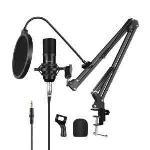 Microphone à condensateur Puluz PU612B - Studio Broadcast