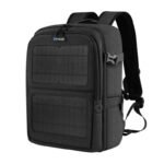 Sac à dos pour appareil photo avec panneaux solaires Puluz PU5018B - Imperméable