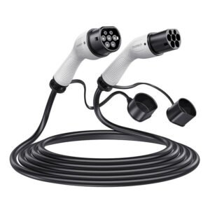 Câble de recharge pour véhicule électrique type-2 Choetech ACG12 7 kW - Blanc
