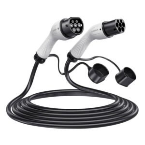 Câble de recharge pour véhicule électrique type-2 Choetech ACG13 22 kW - Blanc