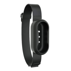 Coque en silicone avec sangle Sunnylife pour Insta360 GO 3 - Noir