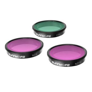 Ensemble de 3 filtres CPL+ND8+ND16 Sunnylife pour Insta360 GO 3/2