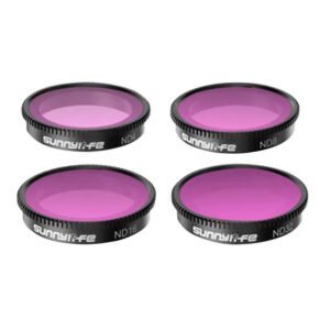 Ensemble de filtres Sunnylife ND4, ND8, ND16, ND32 pour Insta360 GO 3/2