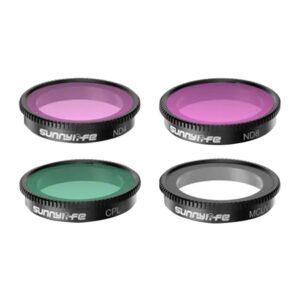 Ensemble de 4 filtres MCUV+CPL+ND4+ND8 Sunnylife pour Insta360 GO 3/2