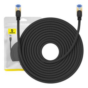 Câble réseau Ethernet RJ45 cat.7 Baseus, 10Gbps, 20m - Noir