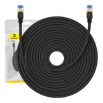 Câble réseau RJ45 Cat.7 Baseus Ethernet - 10Gbps, 25m - Noir