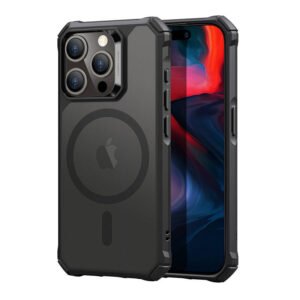 Coque ESR Air Armor pour iPhone 15 Pro avec MagSafe - Noir