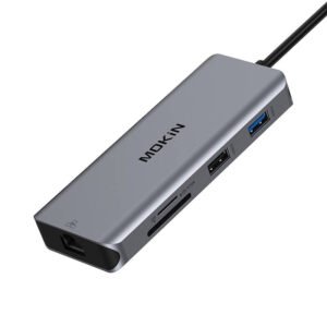 Station d'accueil 9 en 1 pour ordinateur portable MOKiN USB C - Argent