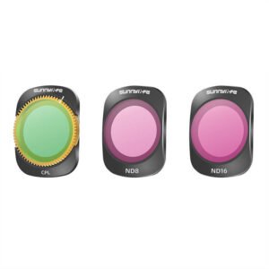 Lot de 3 filtres CPL+ND8+ND16 Sunnylife pour Pocket 3