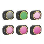 Filtres d'objectifs 6 en 1 Sunnylife pour DJI Mini 4 Pro (MCUV, CPL, ND8/16/32/64)