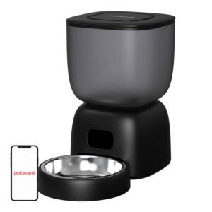 Distributeur Automatique de Nourriture Petwant F14 WIFI - Noir