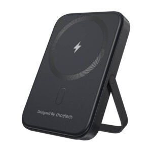 Batterie externe magnétique 5000mAh avec support - Choetech B742 - Noir