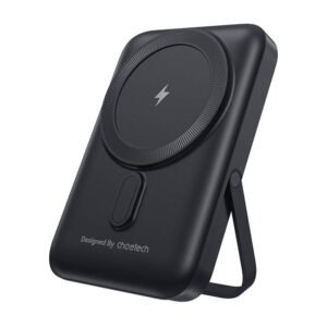 Batterie externe magnétique Choetech B743 10000mAh 20W PD avec support - Noir