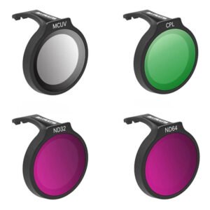 Ensemble de quatre filtres SUNNYLIFE pour DJI Neo - MCUV, CPL, ND32, ND64