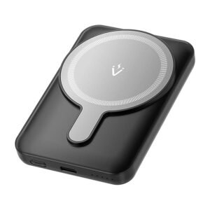 Batterie externe magnétique 5000mAh 20W - Vention FHSB0 - Noir avec câble USB-A vers USB-C