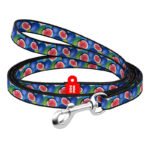 Laisse pour chien en nylon WAUDOG - 20 mm de large, 122 cm de long - "Fig"