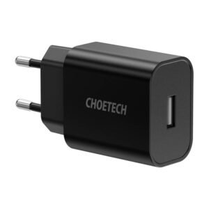 Chargeur secteur USB-A 12W - Choetech Q5002 - Noir