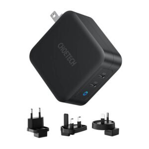 Chargeur mural 2xUSB-C 100W GaN - Choetech PD6008