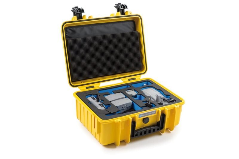 Valise de transport B&W type 4000 pour DJI Mavic Air 2 / Air 2S - Jaune