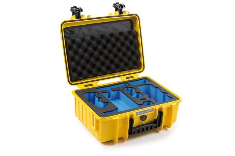 Valise de transport B&W type 4000 pour DJI Mavic Air 2 / Air 2S - Jaune – Image 2