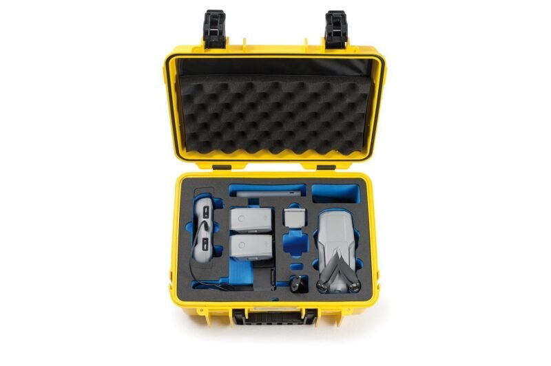 Valise de transport B&W type 4000 pour DJI Mavic Air 2 / Air 2S - Jaune – Image 3