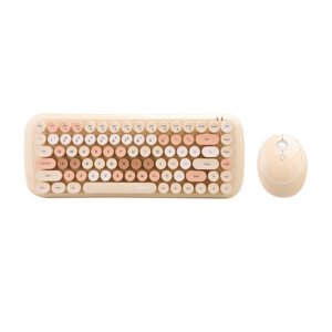 Ensemble clavier et souris sans fil MOFII Candy 2.4G - Beige